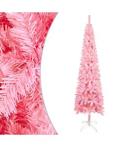 Albero di Natale Sottile Rosa 120 cm