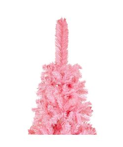Albero di Natale Sottile Rosa 210 cm