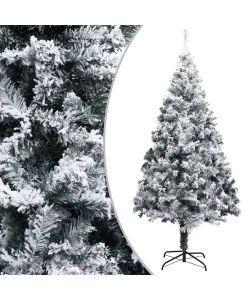 Albero di Natale Artificiale con Neve Verde 300 cm PVC