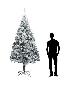 Albero di Natale Artificiale con Neve Verde 300 cm PVC