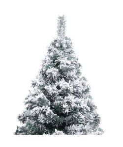 Albero di Natale Artificiale con Neve Verde 120 cm PVC