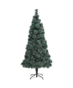 Albero di Natale Artificiale con Supporto Verde 240 cm PET