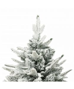 Albero di Natale Artificiale con Neve Verde 180 cm PVC e PE