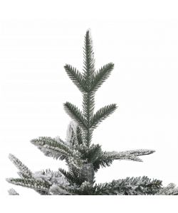 Albero di Natale Artificiale con Neve Verde 240 cm in PVC e PE