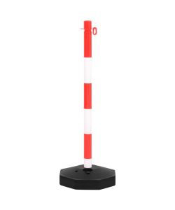Set di Pali Stradali con Catena in Plastica di 10 m