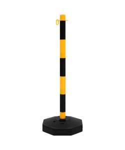 Set di Pali Stradali con Catena in Plastica di 10 m