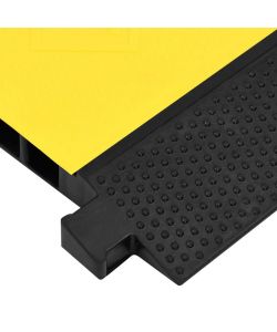 Dosso Passacavi con 2 Canali in Gomma 100 cm