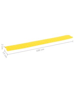 Dossi Passacavi 4 pz 100 cm Giallo