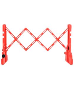 Barriera Stradale Pieghevole Rossa 210x50x105 cm