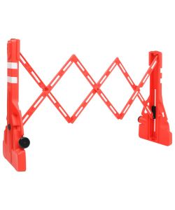 Barriera Stradale Pieghevole Rossa 210x50x105 cm