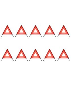 Triangoli Stradali 10 pz Rosso 56,5x36,5x44,5 cm