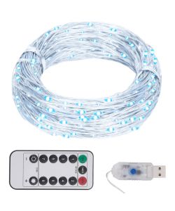 Stringa di Luci con 300 LED Bianco Freddo 30 m