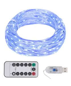 Stringa di Luce con 150 LED Blu 15 m