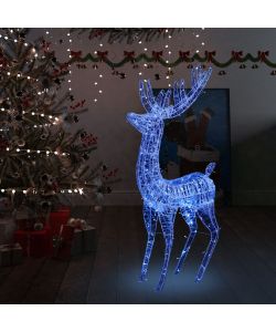 vidaXL Renna di Natale Acrilico Blu 180 cm - 250 LED