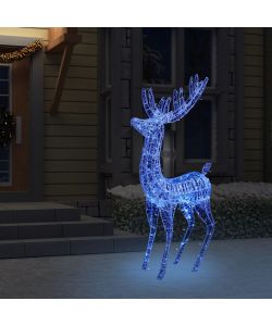 vidaXL Renna di Natale Acrilico Blu 180 cm - 250 LED