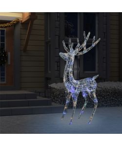 Renna di Natale in Acrilico XXL 250 LED 180 cm Colorata