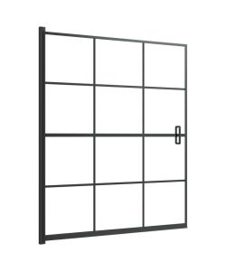 Pannello per Box Doccia in ESG 116x140 cm Nero