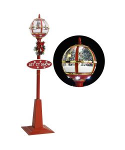 Lampione Natalizio con Babbo Natale 175 cm LED