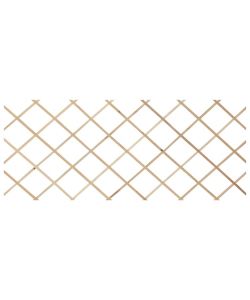 Recinzione a Traliccio 5 pz in Massello Abete 180x80 cm