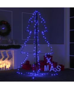 Albero di Natale a Cono 200 LED per Interni Esterni 98x150 cm