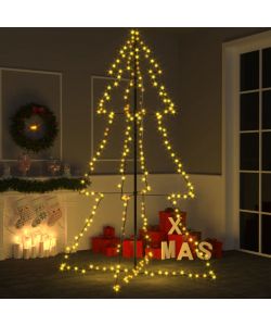 Albero di Natale a Cono 240 LED per Interni Esterni 118x180 cm