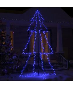 Albero di Natale a Cono 300 LED per Interni Esterni 120x220 cm