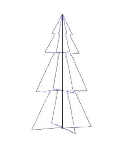 Albero di Natale a Cono 300 LED per Interni Esterni 120x220 cm