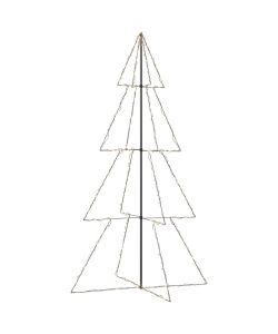 Albero di Natale a Cono 360 LED per Interni Esterni 143x250 cm