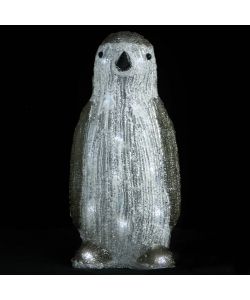 Pinguino LED in Acrilico per Interno ed Esterno 30 cm