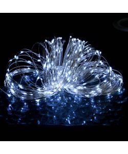Filo di Micro Lucine a LED 40m 400 LED Bianco Freddo 8 Funzioni