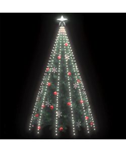 Luci per Albero 500 LED Bianco Freddo 500 cm Interno Esterno