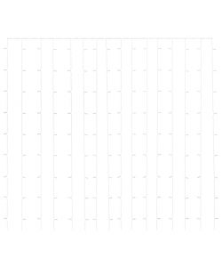 Tenda di Lucine LED 3x3 m 300 LED Bianco Freddo 8 Funzioni