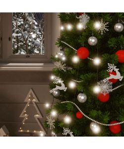 Luci Solari Fatate 2 pz 2x200 LED Bianco Freddo Interni Esterni