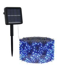 Luci Solari 5 pz 5x200 LED Blu Interni Esterni