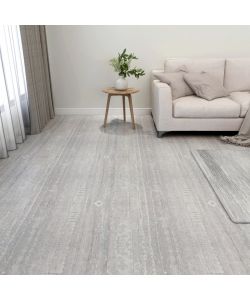 Listoni per Pavimenti Autoadesivi 20 pz in PVC 1,86 mq Grigi 330123