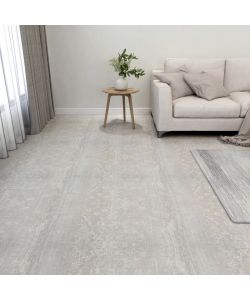 Listoni Pavimenti Adesivi 20 pz in PVC 1,86 mq Grigio Chiaro 330126