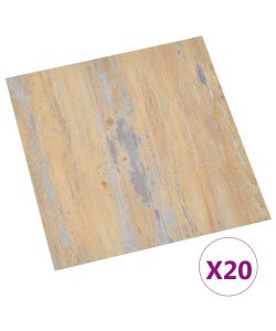 Listoni per Pavimenti Autoadesivi 20 pz in PVC 1,86 mq Marroni 330129