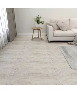 Listoni per Pavimenti Autoadesivi 20 pz in PVC 1,86 mq Beige 330131