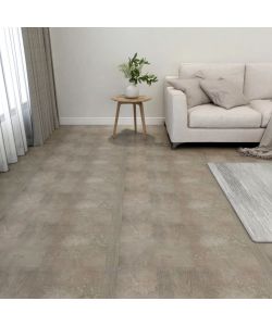 Listoni per Pavimenti Autoadesivi 20 pz in PVC 1,86 mq Grigio