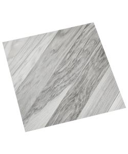 Listoni Pavimenti Adesivi 20 pz in PVC 1,86 mq Grigi a Strisce 330136