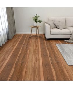 Listoni per Pavimenti Autoadesivi 20 pz in PVC 1,86 mq Marroni 330137