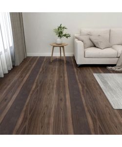 Listoni Pavimenti Adesivi 20 pz in PVC 1,86 mq Marrone Scuro