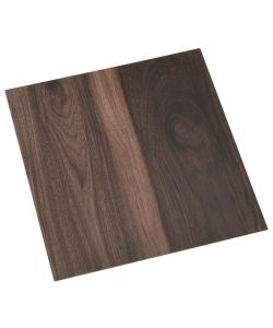 Listoni Pavimenti Adesivi 20 pz in PVC 1,86 mq Marrone Scuro