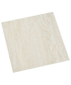 Listoni per Pavimenti Autoadesivi 20 pz in PVC 1,86 mq Crema 330144