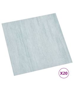 Listoni per Pavimenti Autoadesivi 20 pz in PVC 1,86 mq Verdi
