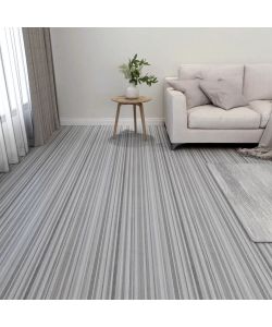 Listoni Pavimenti Adesivi 20 pz in PVC 1,86 mq Grigio Chiaro 330149