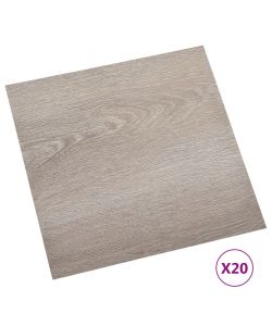 Listoni per Pavimenti Autoadesivi 20 pz in PVC 1,86 mq Talpa 330155