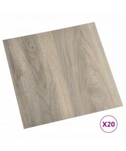 Listoni per Pavimenti Autoadesivi 20 pz in PVC 1,86 mq Talpa 330157