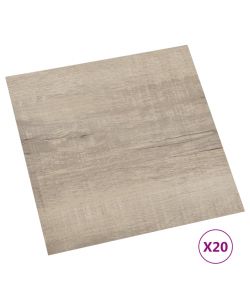 Listoni per Pavimenti Autoadesivi 20 pz in PVC 1,86 mq Talpa 330158