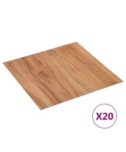 Listoni Pavimenti Adesivi 20 pz in PVC 1,86 mq Legno Chiaro